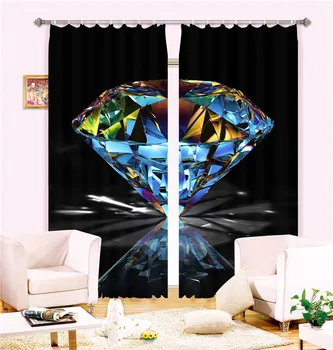 

Luxury 3D Curtains Drapes for Living Room Office Hotel Home Wall Tapestry Can be Customed