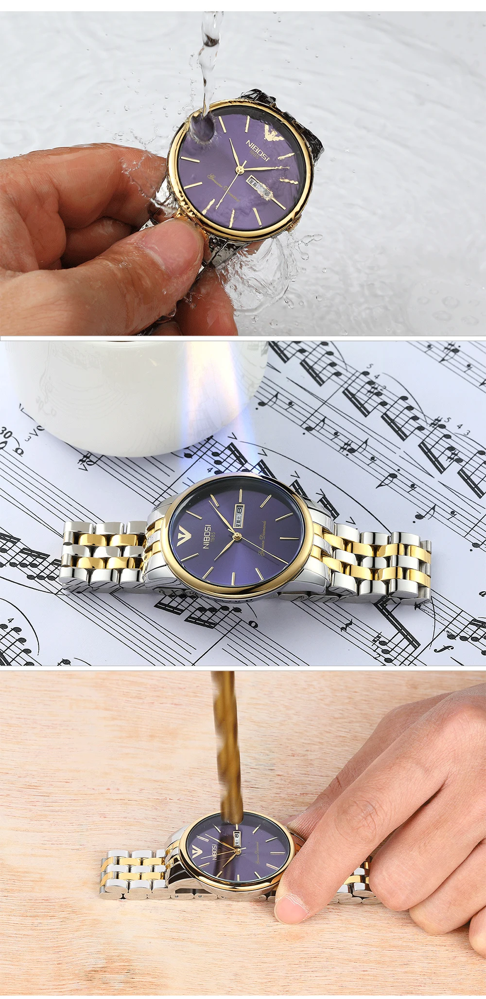 Relogio Masculino NIBOSI Mens Watches Top Brand Luxury Simple Watches Men Steel Calendar Date And Week Fashion Watches 2018 Saat (8)