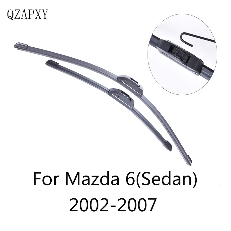 Передняя и задняя щетка стеклоочистителя для Mazda 6 2002 2003 2004 2005 2006 2007 до стеклоочиститель аксессуаров для автомобилей - Цвет: 2002 - 2007 Sedan