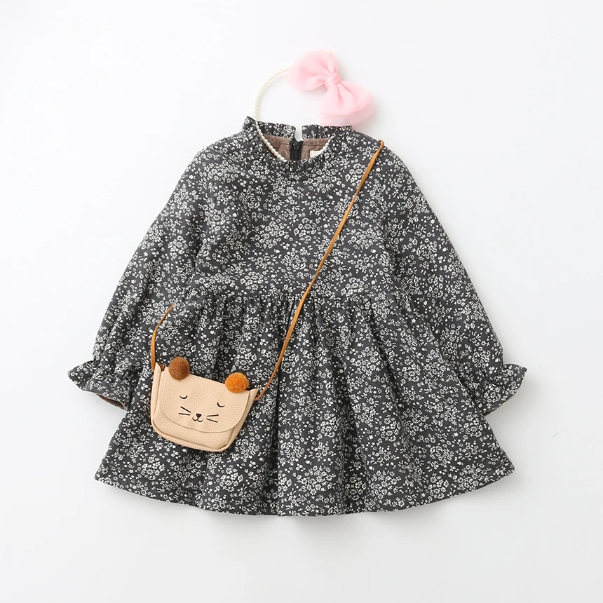 

YG71034045 Winter Baby Blouse For Girls Blouse Flower Fleece Worm Full Sleeve Girls Tops Floral Fashion Girls Clothes Kids Shirt