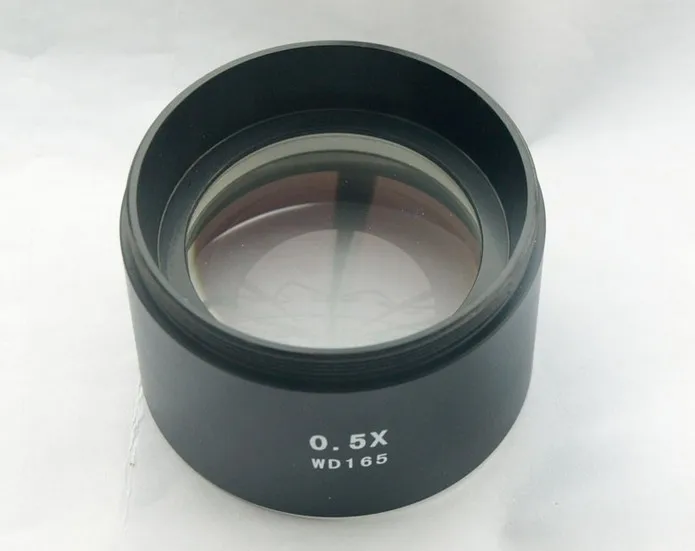 Lucky зум бренда SZM-0.5X вспомогательное объектив для стерео Увеличить микроскоп WD165mm и 177 мм микроскоп Аксессуары;
