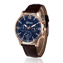 Часы Geneva, кварцевые мужские часы с синим стеклом и ремешком, мужские часы от ведущего бренда, роскошные Цифровые часы в стиле ретро, мужские часы A7