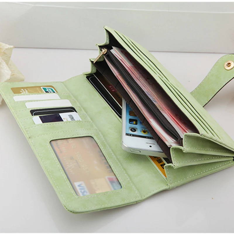 Кошелек LY.SHARK Женский из нубука и кожи|carteira brand|brand leather walletleather wallet |