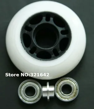 

85A of HV Seba PU Skates Wheel,skate board/Slalom/Braking Roller Skating Shoes wheel set,ABEC-7 Bearings,Wide 24MM,Free shipping