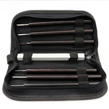 Профессиональный оливковый ядерный миниатюрный нож долото резной набор ножей с шлифовальным камнем и мешком