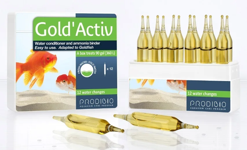 Prodibio Gold'Active 12 золотая рыбка аквариум для очистки воды улучшает качество воды - Цвет: Gold Active 12