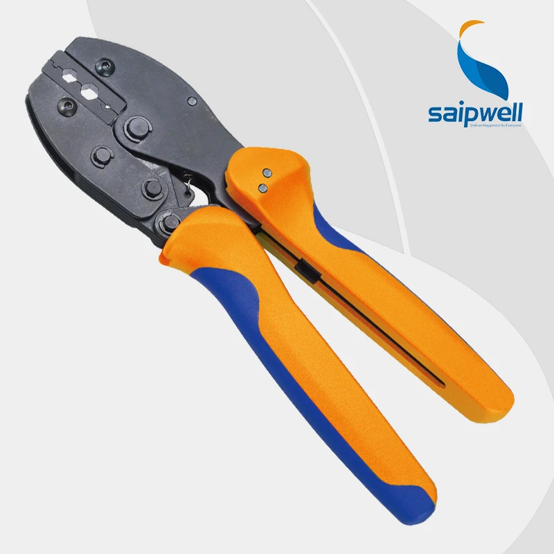 Saipwell FSE-02H 9&quot Ratchet Crimping Crimper Plier tool 0.315&quot/0.252&quot/0.068&quot/HEX &amp 0.042&quotSQ BNC/ TNC For coaxial cable |