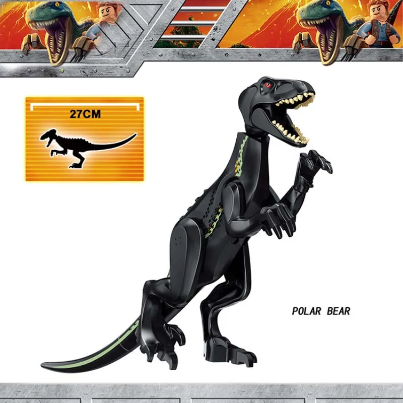 New Jurassic Dinosaur World 2 Park Indoraptor Building Blocks Jurrassic Dinosaur Figures Bricks Toys Compatible with Legoings