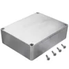 Boîtier de rangement électronique en Aluminium argenté, boîtier de projet avec vis, 3 tailles, boîte de rangement électronique ► Photo 1/6