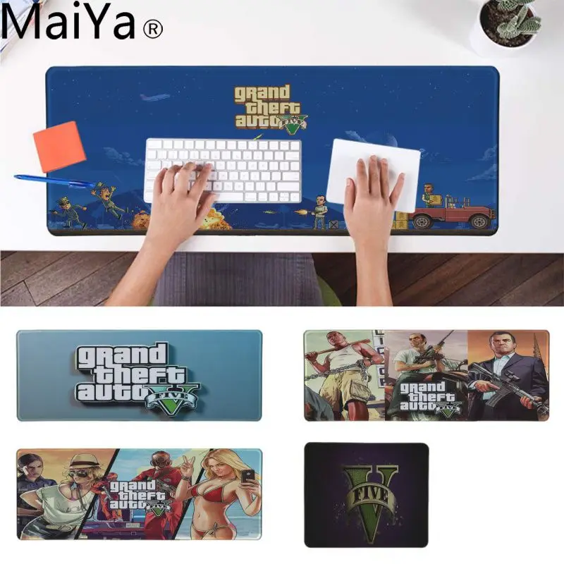 MaiYa Винтаж Cool GTA5 grand theft Авто v Индивидуальные коврики для мышки ноутбука аниме Прочный Коврик для мыши резиновый коврик для мыши коврик