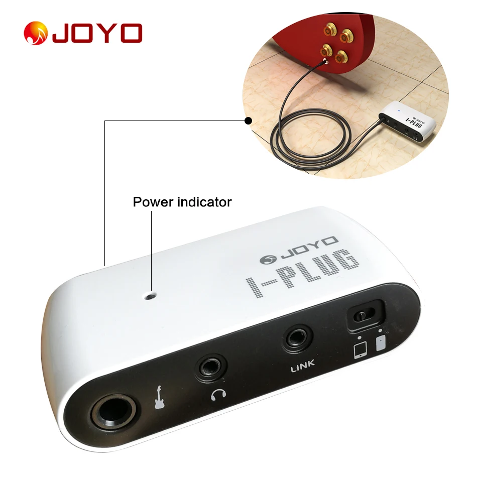 JOYO I Plug Guitar Headphone Pocket Amplifier Mini Amp With Built in Overdrive Sound Effects For Windows Phone Android IOS