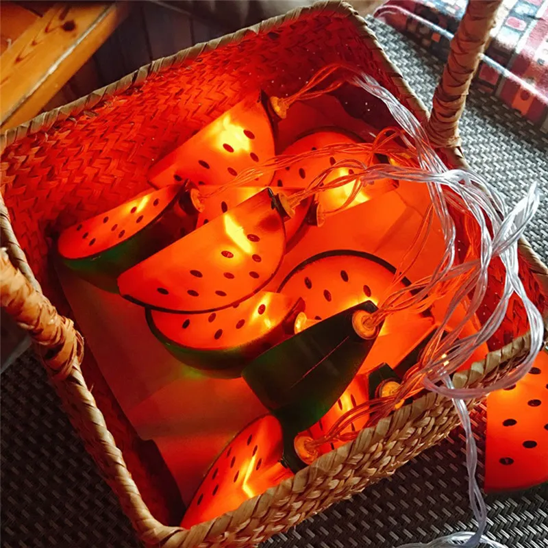 

Watermelon Lighting 10 LED Cool String Lights Wedding Garden Party Baby Kids Bedroom Decoration Hot Style