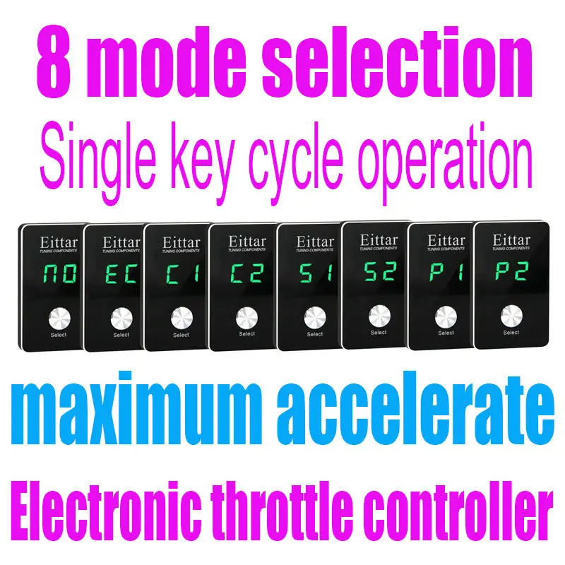 Eittar 8-режим регулятор дроссельной заслонки ускоритель максимального ускорения для Хендай i30(FD) 1,6& 2,0 дизельные двигатели 2008-2012