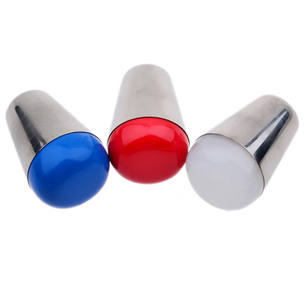 Professional 4cm 4 Colors Marshmallow Bouncy Nail Art Stamper Big Nail Art Stamper Refill Stamping