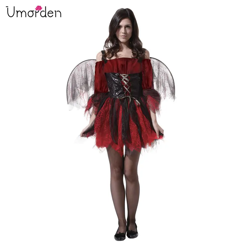 Женский карнавальный костюм Umorden Purim дьявола в полночь дьявола|Праздничные