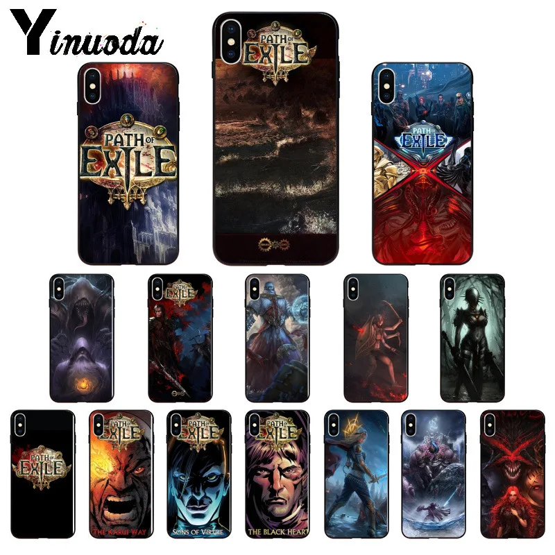 

Yinuoda Path of Exile Soft Silicone TPU Phone Cover for iPhone X XS MAX 6 6s 7 7plus 8 8Plus 5 5S SE XR