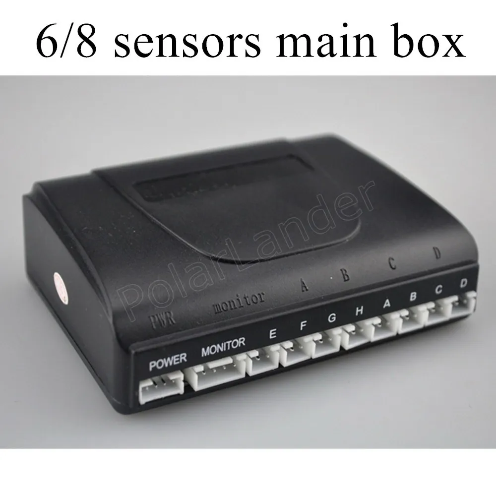 

Car Parking Sensor 6/8 sensors main box for Reverse Backup Radar Assistance Auto parking radar 12V high quality