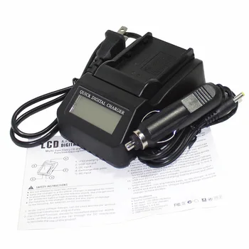 

EN-EL3E EN-EL3e ENEL3E EN EL3E Rapid LCD Fast Charger with Car Charger Cord for Nikon D50 D70 D80 D90 D100 D200 D300 D700 z1