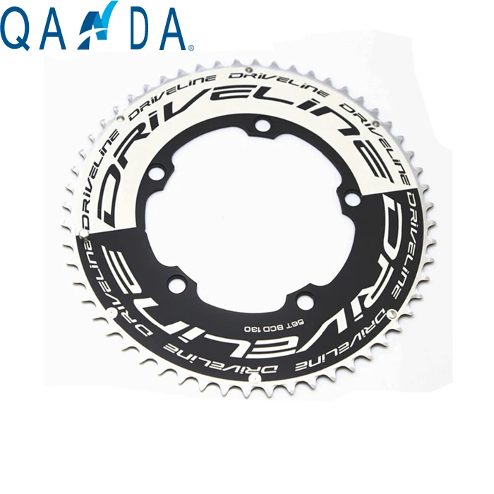 

The new road bike aluminum BCD 130mm 53T Chain Wheel TT - Time Trial 58T crankset 280g