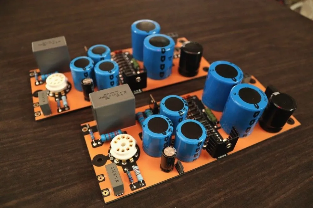 D климо Мерлино 6DJ8 (ECC88) вакуумная трубка предусилитель аудио платы DIY Kit|Усилители