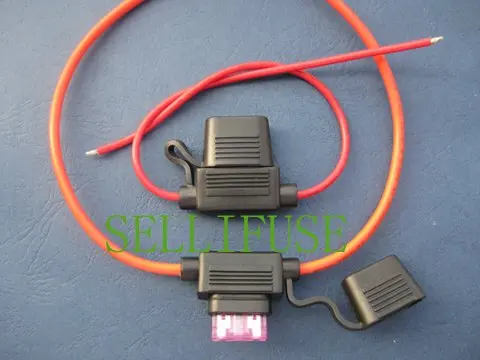 

SL-709J (UL3321 18AWG) In-Line Blade Fuse Holder/ Splash-Waterproof Auto Fuse Holder for ATO Style Blade Fuse ROHS
