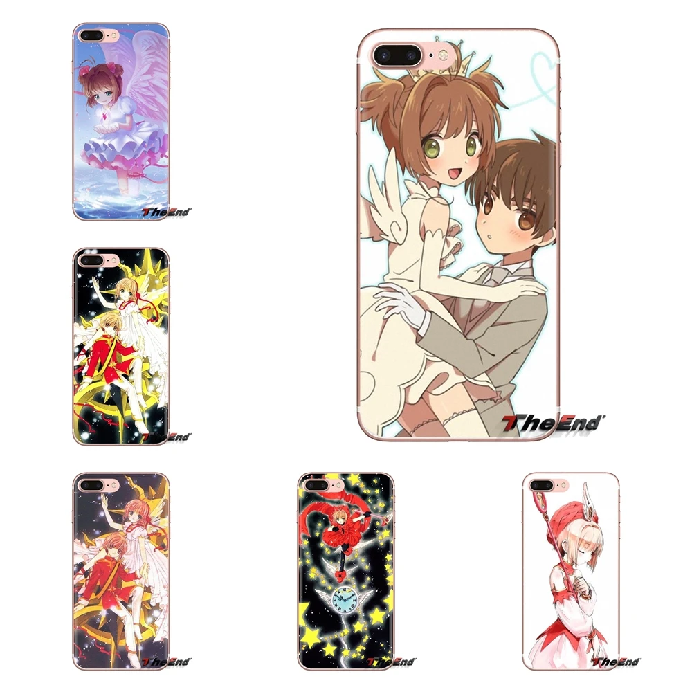 Transparent Soft Shell Covers For Huawei Mate Honor 4C 5C 5X 6X 7 7A 7C 8 9 10 8C 8X 20 Lite Pro Japan Anime Cardcaptor Sakura |
