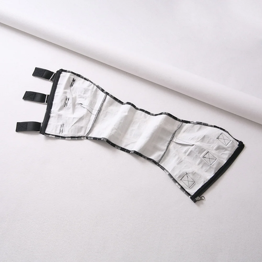 Women Check Corset with Belt details Casual Check Tube Top Women Check Corset with Belt details Casual Check Tube Top