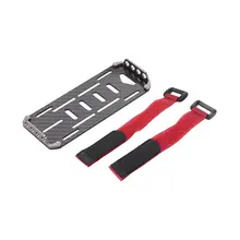 Черная карбоновая батарея Монтажная пластина для 1/10 Масштаб RC автомобиль гусеничный осевой SCX10 CC01 F350 RC4WD D90 запчасти для грузовиков