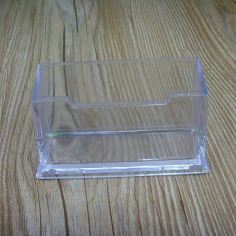 Hot Sale Plastic Business Card Holder Transparent Card