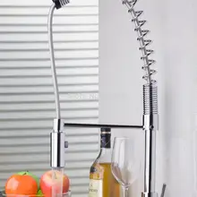 Torayvino Фирменное вытащить хром водные магистрали из Желтой меди кухонная раковина бальное платье для девочки Установлен Одной ручкой MF-1178 смеситель кран