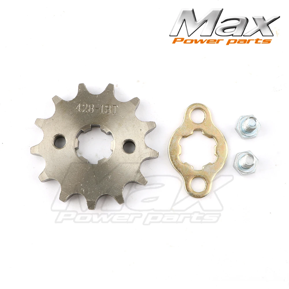 Звездочка Передняя 428 10 T 11 12 13 14 15 16 17 18 19 17mm Мотоцикл ATV Байк|Звездочка цепи| |