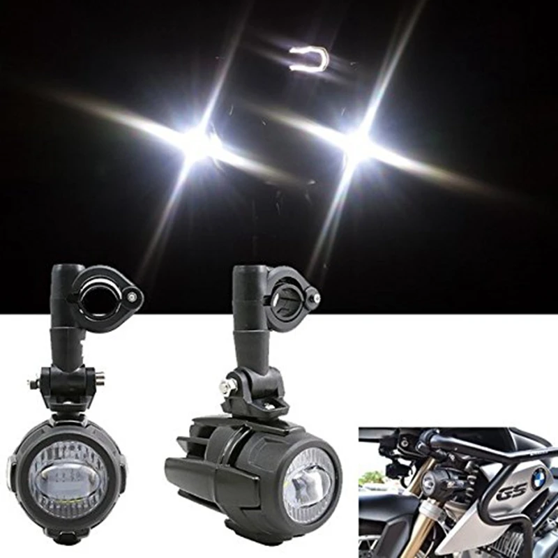 

Universal Motorcycle LED Auxiliary Fog Light Assemblie Driving Lamp 40W Headlight For BMW R1200GS/ADV/F800GS 1 Set