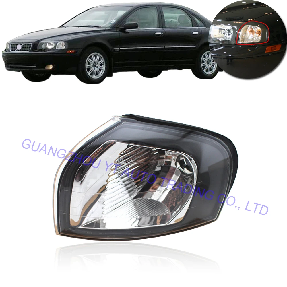 CAPQX передняя фара габаритный светильник для Volvo S80 1999 2000 2002 2005 2006 угловой светильник поворота сигнальная лампа