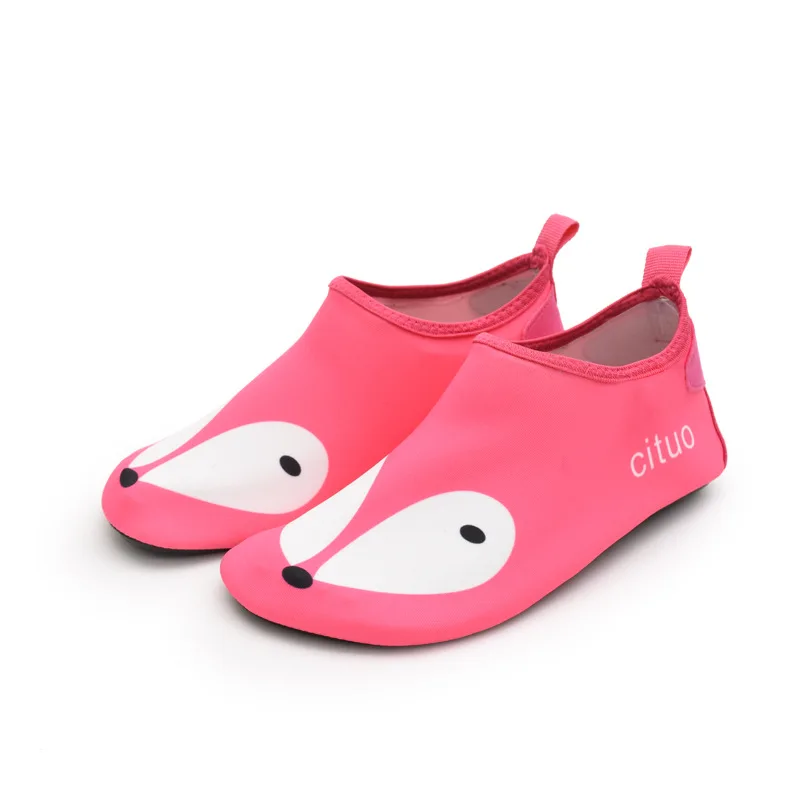 Г. Летняя пляжная обувь для детей, для плавания, для дайвинга, Нескользящие быстросохнущие носки детская обувь с героями мультфильмов для девочек дышащая мягкая водонепроницаемая обувь с лисой