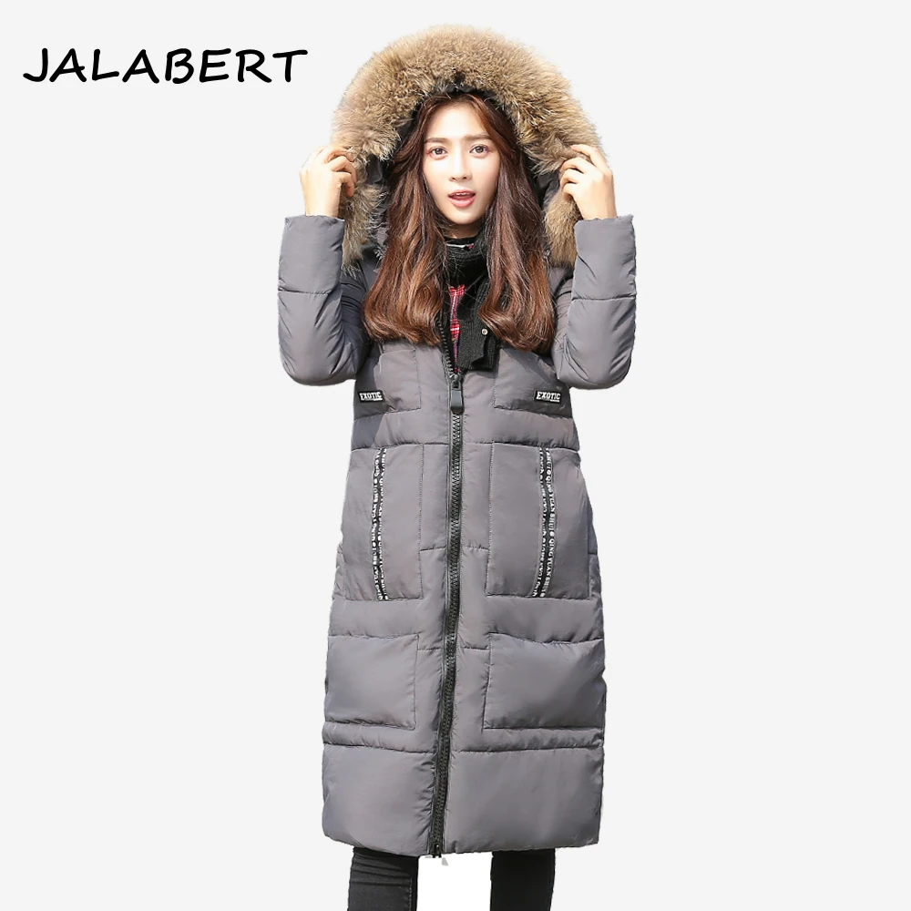 Shiny Winter jacket women casual Parka Coat Cotton coat Big Fur Collar warm loose jacket Parkas