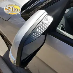 2 шт для Infiniti Q50 QX50 2015-2018 автомобилей Зеркало заднего вида бровей Обложка наклейки дождь доказательство украшения аксессуары