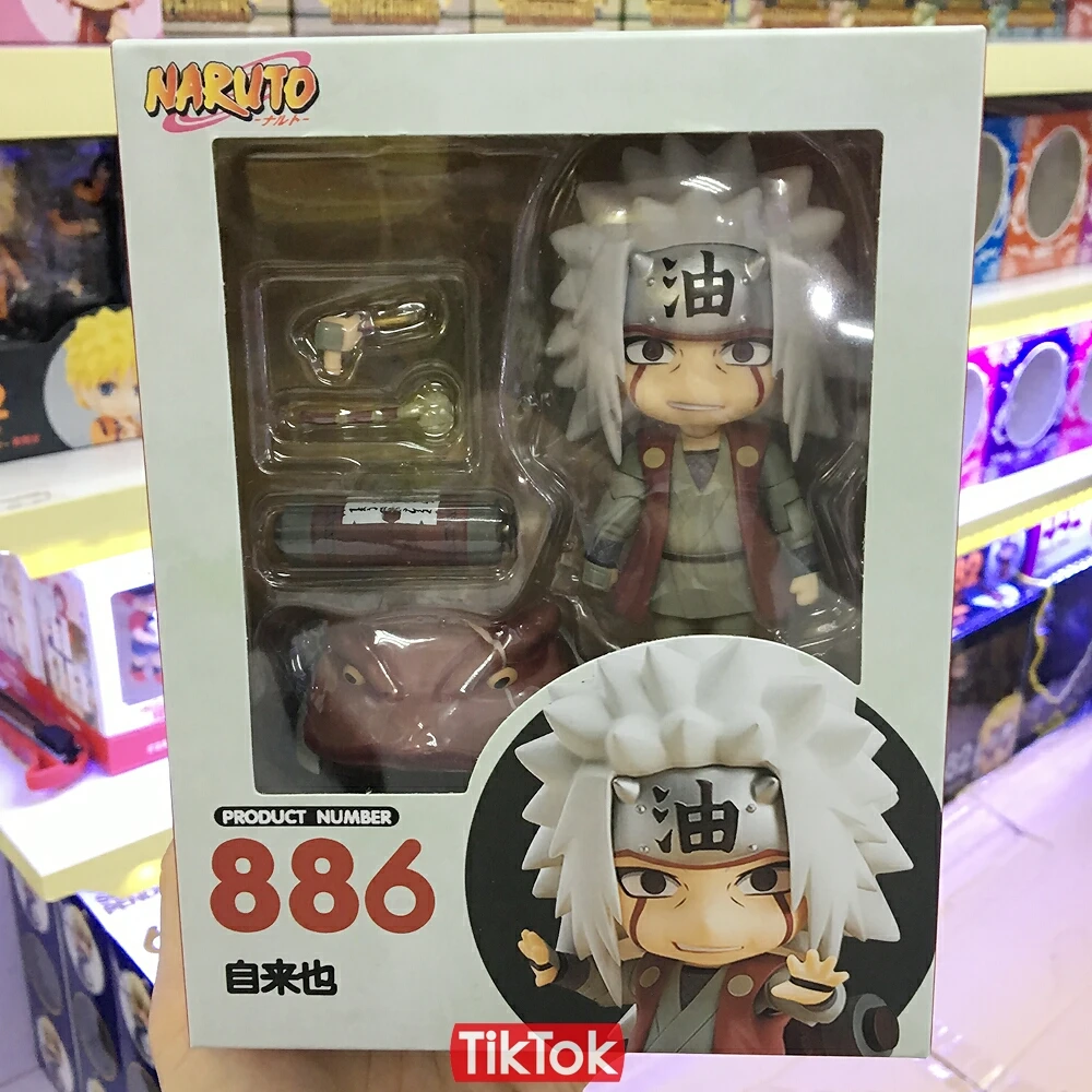 Nendoroid Naruto Shippuden Jiraiya 886 Gama Sennin Ero Sennin мультяшная игрушка фигурка Модель Кукла подарок