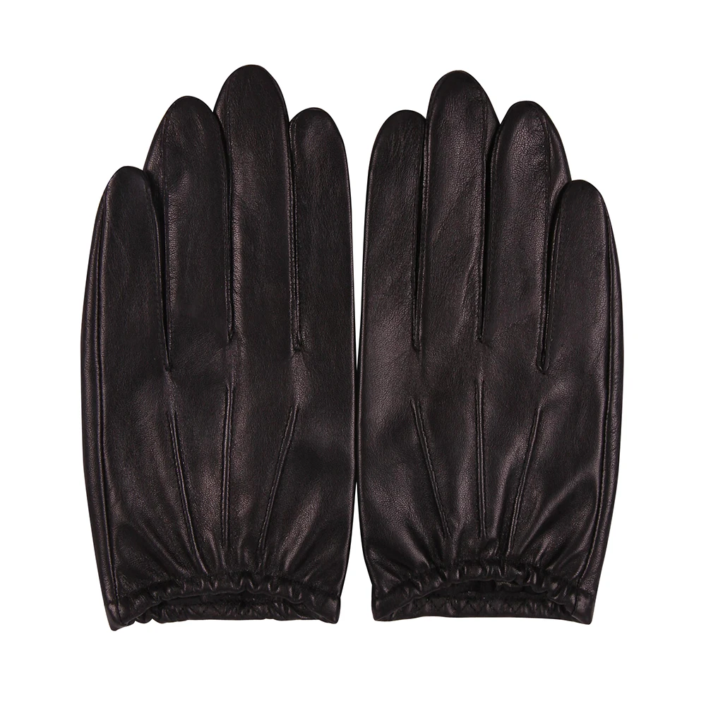 Sheepskin Gloves Male Winter Keep Warm Waterproof Windproof Thin Velvet Lined Touchscreen Genuine Leather Man Gloves M18001PQ-9