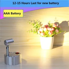 1 Вт/3 Вт AAA батарея светодиодный потолочный светильник, беспроводной ювелирный магазин свадьба, шоу, энергосберегающие стены/стеклянный шкаф батарея лампа