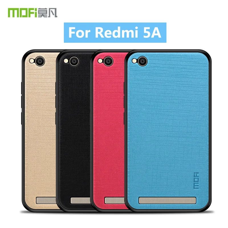Купить MOFi Bright Shield Series Case for Xiaomi Redmi 5A High Quality TPU Soft PC Hard Cloth Protective Phone Back Cover  Мобильные | Бамперы (32892645584)