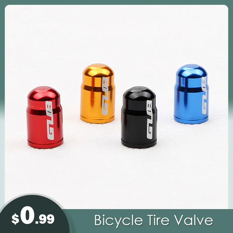

Ultralight Bicycle Tire Valve Cap Mountain Road Bike Tyre Cap Schrader Tire Valve Protector Aluminum Alloy MTB Accessories 2pc