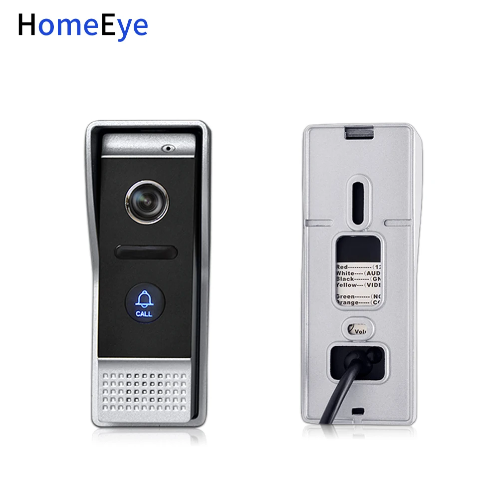 4 проводной видеодомофон HomeEye 1200TVL дверной звонок водонепроницаемый