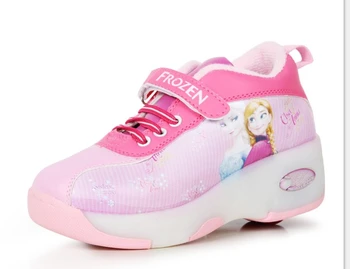 

NEW Children Sports Wheel Shoes Fashion Kids Sneakers With LED Boy & Girls Cartoon Casual Shoes Eur Size 28-36