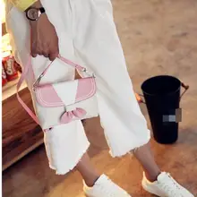 Новинка; Лидер продаж; модные женские сумки с милым рисунком Сейлор Мун; мягкие маленькие повседневные сумки на молнии с цепочками; сумки на плечо; сумка-мессенджер