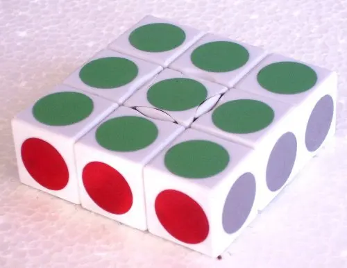 Lanlan 1x3x3 Super Floppy magic Cube White