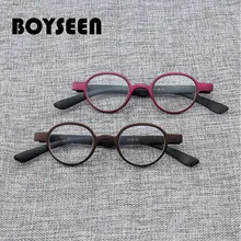 BOYSEEN Портативные модные очки для чтения круглые Ультра легкие удобные ретро очки для мужчин и женщин Предотвращение усталости 201881
