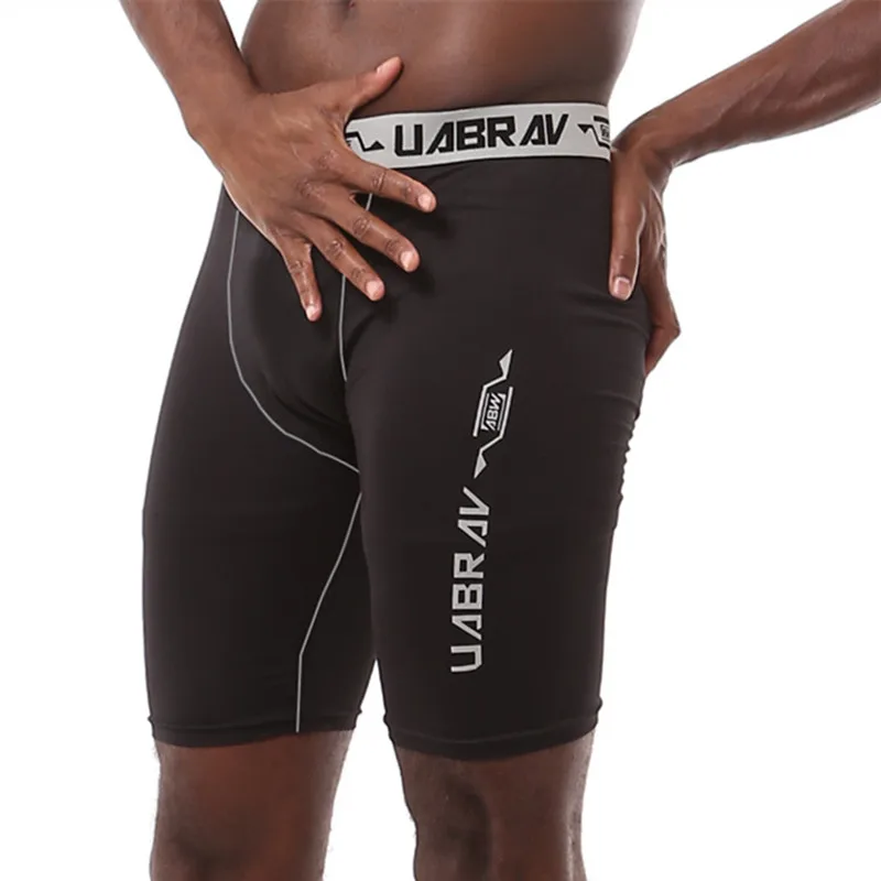 Quick Dry Compression Shorts Men Sports Leggings Fitness Tights Running Bodybuilding Gym Sweatpants Training Short Pants Jogger