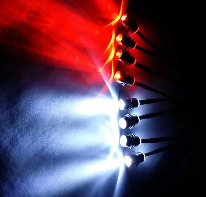 

Ewellsold 8lights/set Led light set for 1/10 1/8 RC racing car RC truck