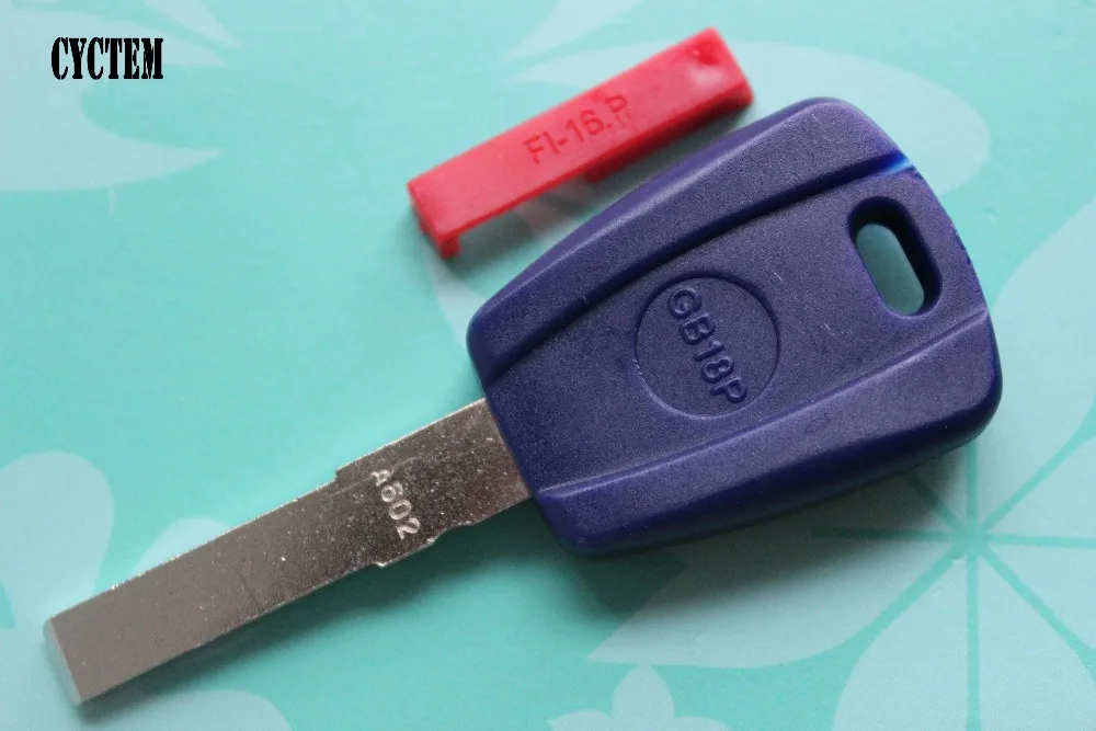 

CYCTEM Car Key Shell Replacement Auto Transponder Key Case Fit For Fiat
