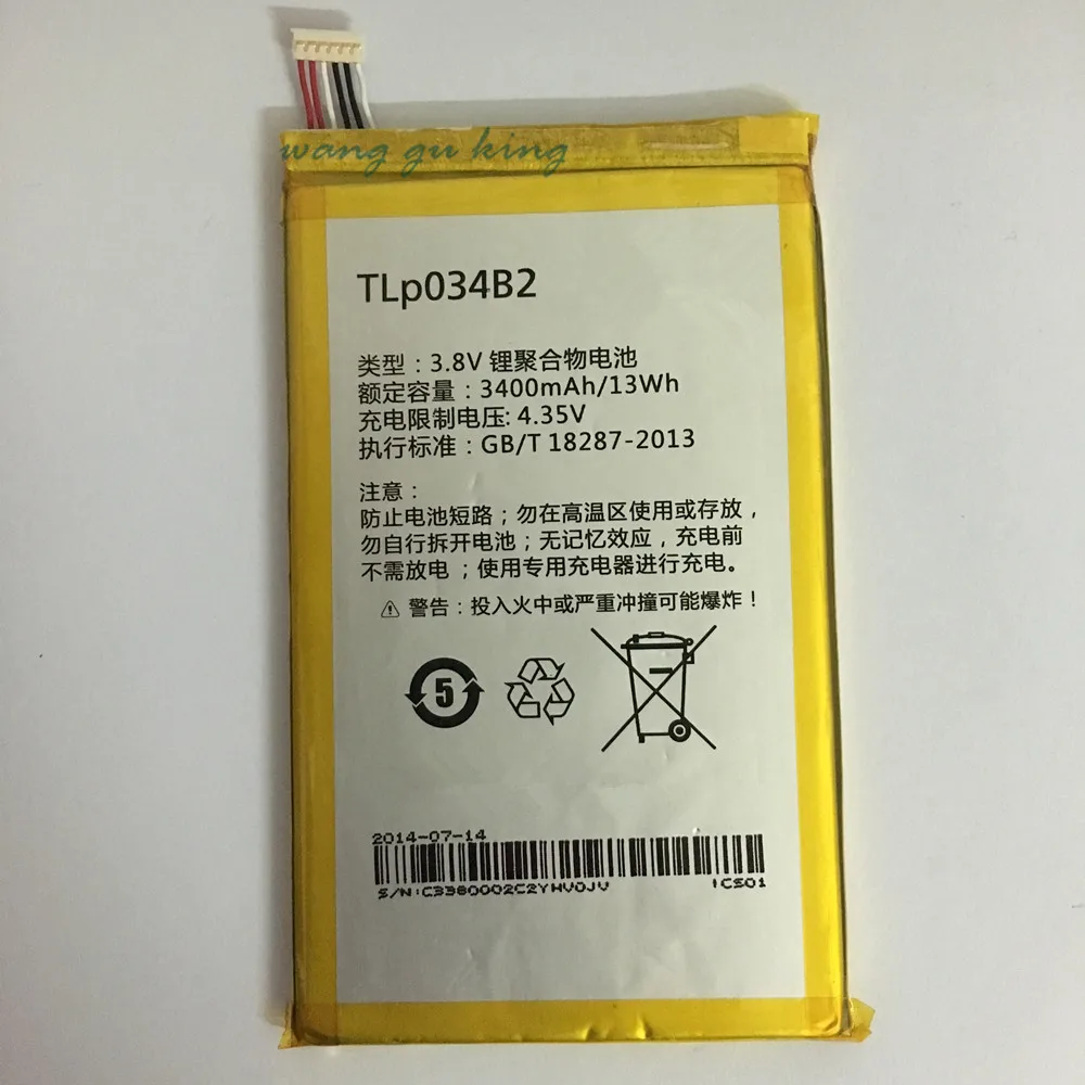 TLp034B2 для TCL Y910 / Y910T One Touch аккумулятор 3400 мАч Alcatel OneTouch pop s9 hero n3 a995l|Аккумуляторы
